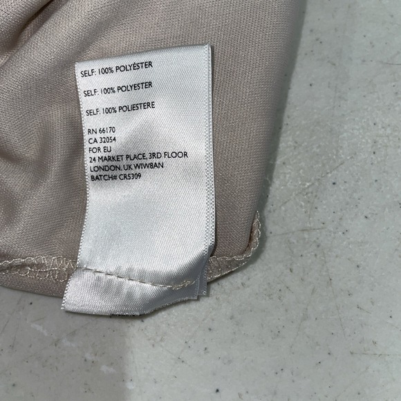 H&M Snakeskin Jumpsuit Size 8 Brown Animal Print Sleeveless Boho Chic Trendy - Picture 15 of 16